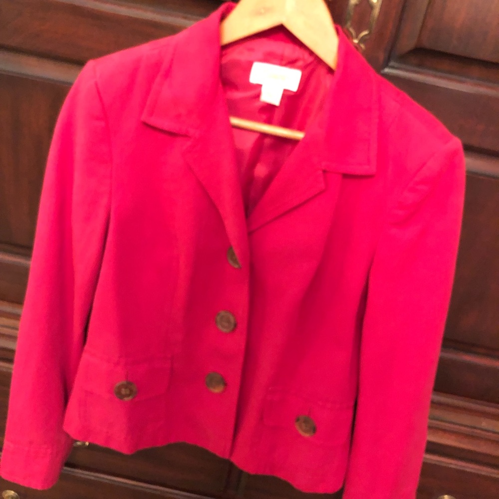 Cute Talbots red blazer